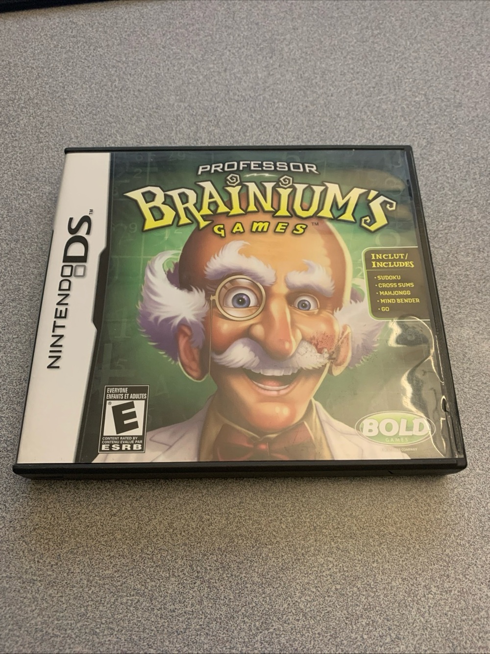 Professor Brainium's Games Nintendo DS- CIB Complete